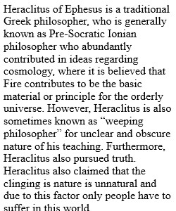 Heraclitus of Ephesus